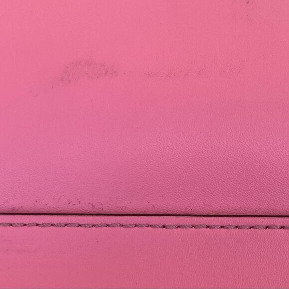Kate Spade Pink Leather Tote/Shoulder Bag w/Dust Bag Spring Summer Brunch Weddin - Picture 7 of 14